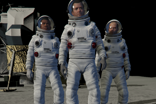 Astronaut suits for the protagonists